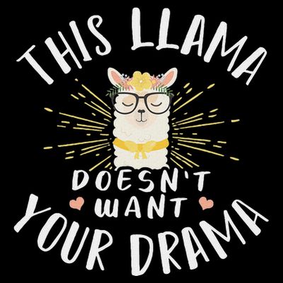 This Llama DoesnT Want Your Drama T-Shirt