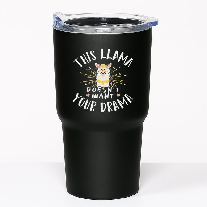 This Llama DoesnT Want Your Drama Tumbler