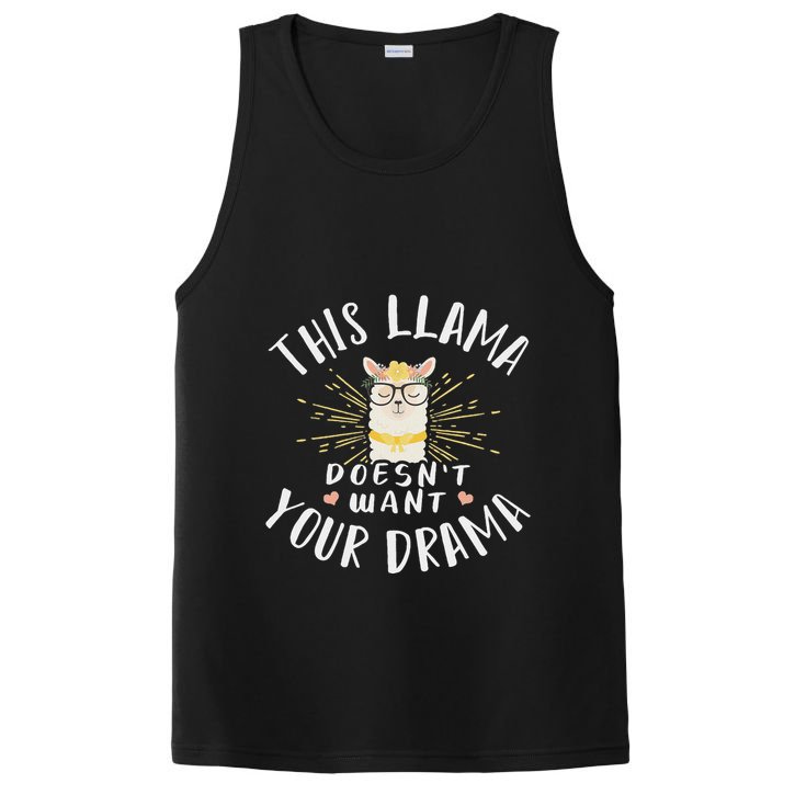 This Llama DoesnT Want Your Drama PosiCharge Competitor Tank