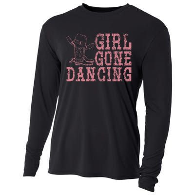 Texas Line Dancing Rodeo Cowboy Gift Line Dance Cooling Performance Long Sleeve Crew