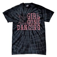 Texas Line Dancing Rodeo Cowboy Gift Line Dance Tie-Dye T-Shirt