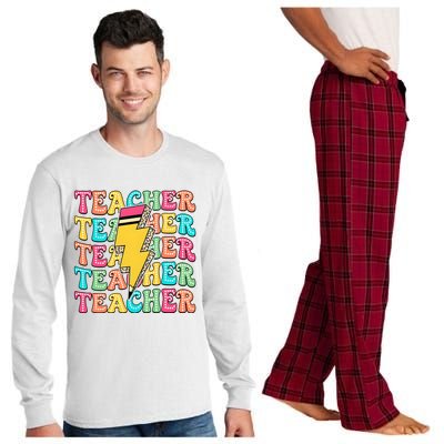 Teacher Last Day Of School Long Sleeve Pajama Set