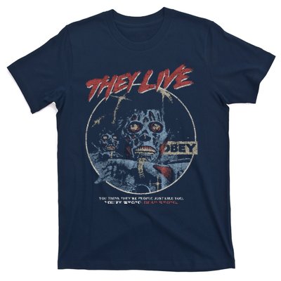 They Live (Distressed)John Carpenter Horror T-Shirt