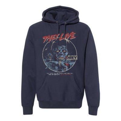 They Live (Distressed)John Carpenter Horror Premium Hoodie