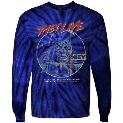 They Live (Distressed)John Carpenter Horror Tie-Dye Long Sleeve Shirt