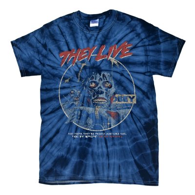 They Live (Distressed)John Carpenter Horror Tie-Dye T-Shirt