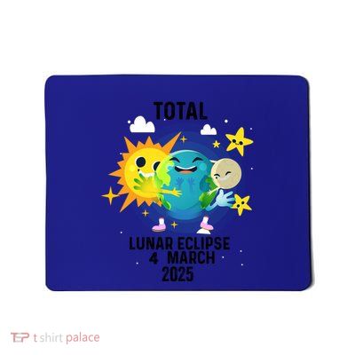 Total Lunar Eclipse March 14 2025 Celestial Graphic Gift Mousepad