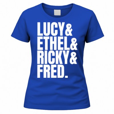 Team Lucy Ethel Ricky Fred Classic 50s Tv Gift Great Gift Women's T-Shirt