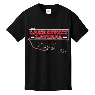 The Lake Effect Lateral Buffalo Football Kids T-Shirt