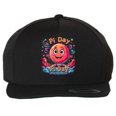 Total Lunar Eclipse Pi Day 3.14 14 March 2025 Moon Wool Snapback Cap