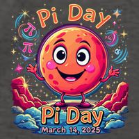 Total Lunar Eclipse Pi Day 3.14 14 March 2025 Moon Vector Backpack