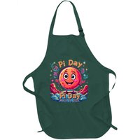 Total Lunar Eclipse Pi Day 3.14 14 March 2025 Moon Full-Length Apron With Pockets
