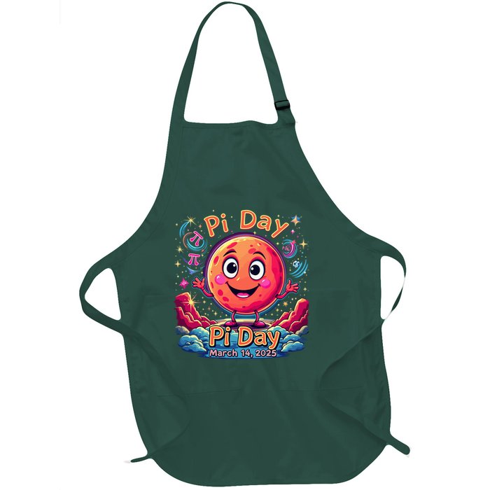 Total Lunar Eclipse Pi Day 3.14 14 March 2025 Moon Full-Length Apron With Pockets