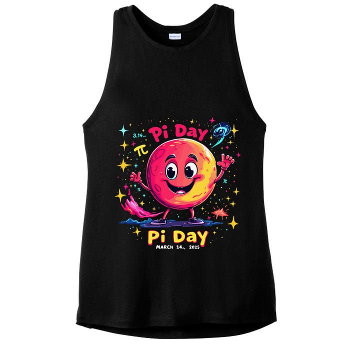 Total Lunar Eclipse pi day 3 Ladies PosiCharge Tri-Blend Wicking Tank