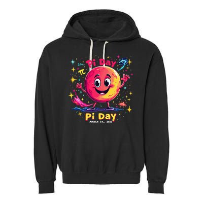 Total Lunar Eclipse pi day 3 Garment-Dyed Fleece Hoodie