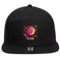 Total Lunar Eclipse pi day 3 7 Panel Mesh Trucker Snapback Hat