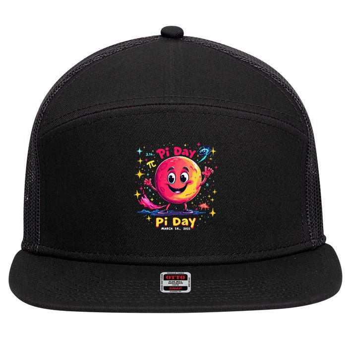 Total Lunar Eclipse pi day 3 7 Panel Mesh Trucker Snapback Hat
