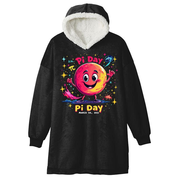 Total Lunar Eclipse pi day 3 Hooded Wearable Blanket