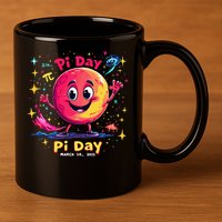 Total Lunar Eclipse pi day 3 11oz C Handle Ceramic Mug