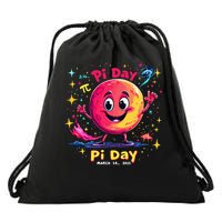 Total Lunar Eclipse pi day 3 Drawstring Bag