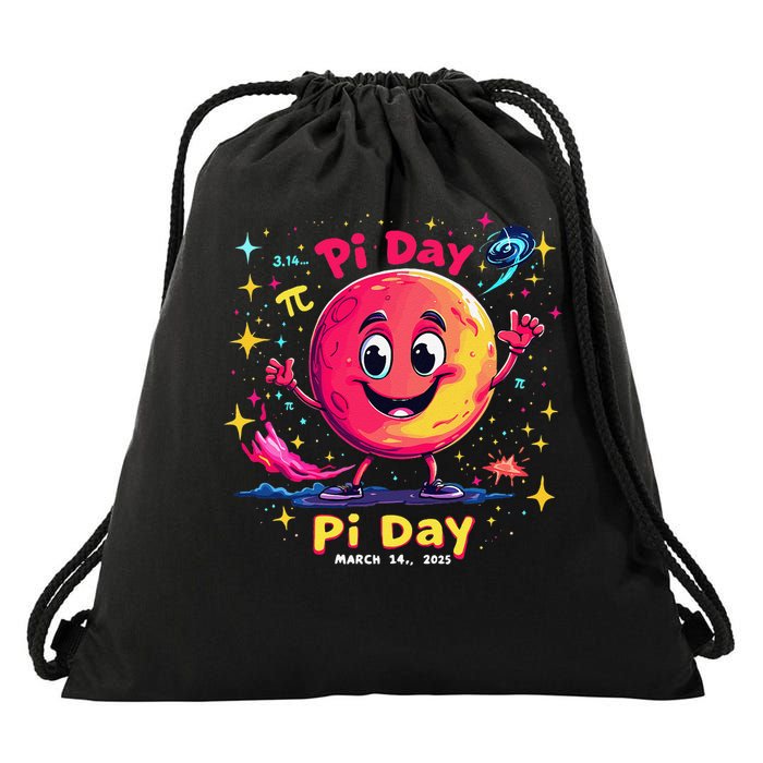 Total Lunar Eclipse pi day 3 Drawstring Bag