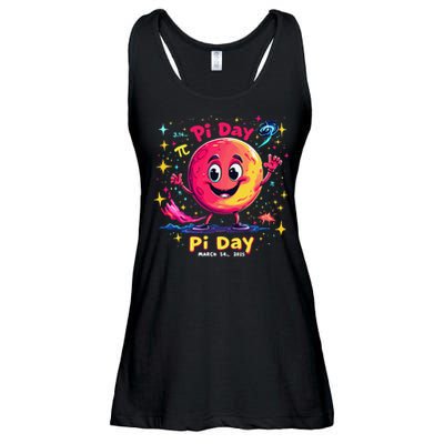 Total Lunar Eclipse pi day 3 Ladies Essential Flowy Tank