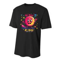 Total Lunar Eclipse pi day 3 Youth Performance Sprint T-Shirt