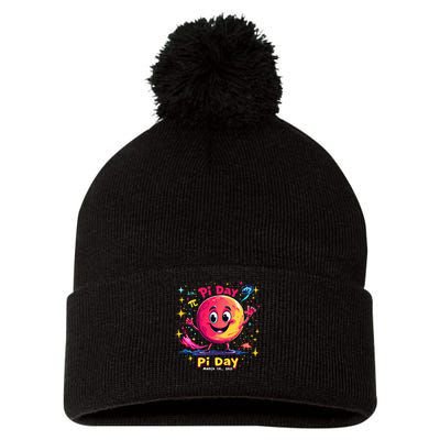 Total Lunar Eclipse pi day 3 Pom Pom 12in Knit Beanie