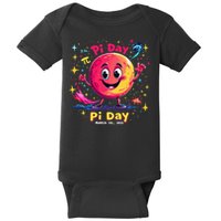 Total Lunar Eclipse pi day 3 Baby Bodysuit