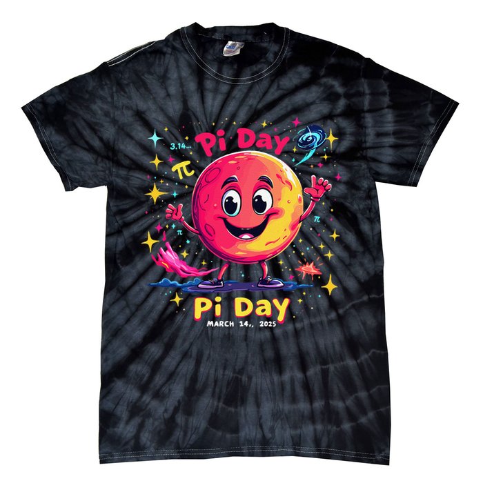 Total Lunar Eclipse pi day 3 Tie-Dye T-Shirt