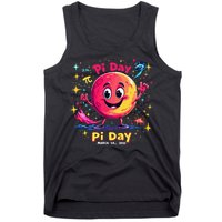 Total Lunar Eclipse pi day 3 Tank Top