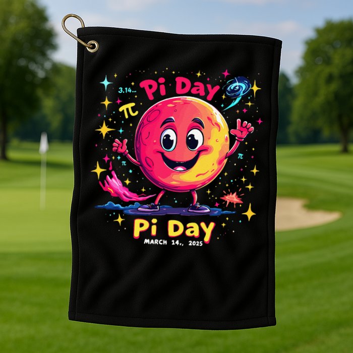 Total Lunar Eclipse pi day 3 Golf Towel