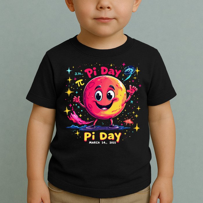 Total Lunar Eclipse pi day 3 Toddler T-Shirt