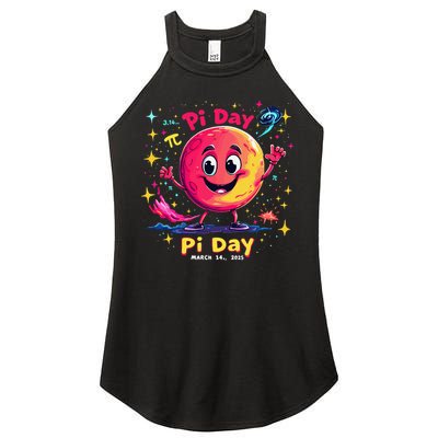 Total Lunar Eclipse pi day 3 Women's Perfect Tri Rocker Tank