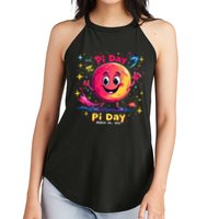 Total Lunar Eclipse pi day 3 Women's Perfect Tri Rocker Tank