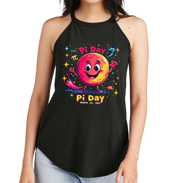 Total Lunar Eclipse pi day 3 Women's Perfect Tri Rocker Tank