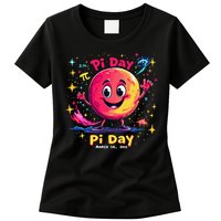 Total Lunar Eclipse pi day 3 Womens T-Shirt