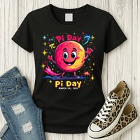 Total Lunar Eclipse pi day 3 Womens T-Shirt