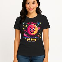 Total Lunar Eclipse pi day 3 Womens T-Shirt