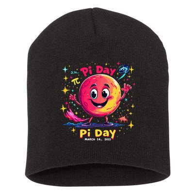 Total Lunar Eclipse pi day 3 Short Acrylic Beanie