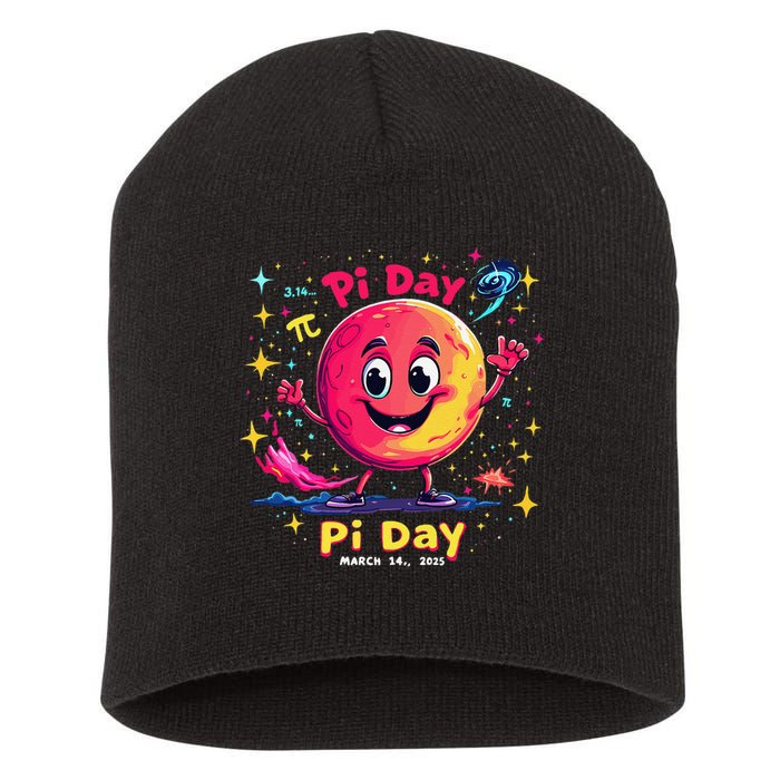 Total Lunar Eclipse pi day 3 Short Acrylic Beanie