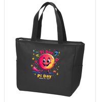 Total Lunar Eclipse pi day 3 Zip Tote Bag