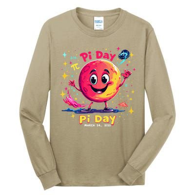 Total Lunar Eclipse pi day 3 Tall Long Sleeve T-Shirt