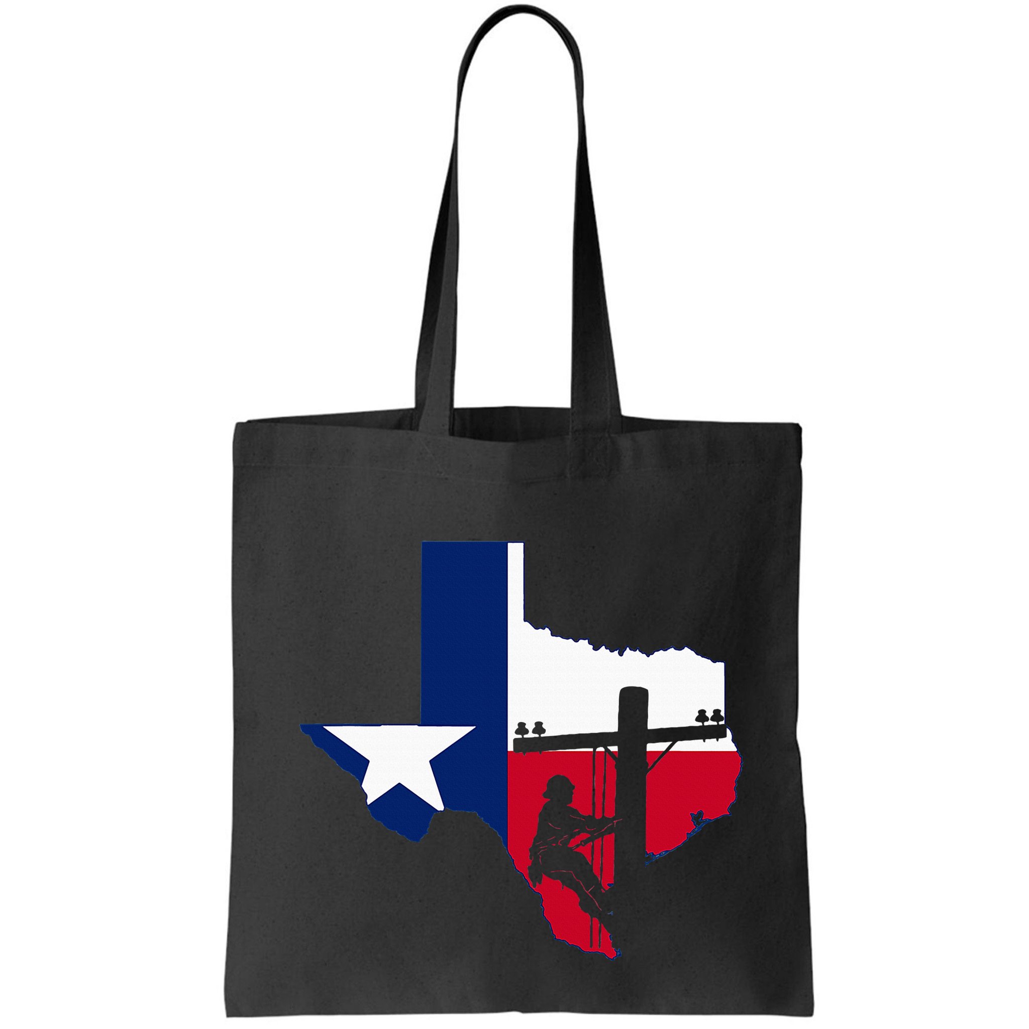 Texas Lineman Electrician Gift Tx Lone Star State Flag Bag