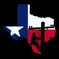 Texas Lineman Electrician Gift Tx Lone Star State Flag Youth Performance Sprint T-Shirt