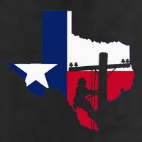 Texas Lineman Electrician Gift Tx Lone Star State Flag Golf Towel