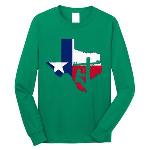 Texas Lineman Electrician Gift Tx Lone Star State Flag Long Sleeve Shirt