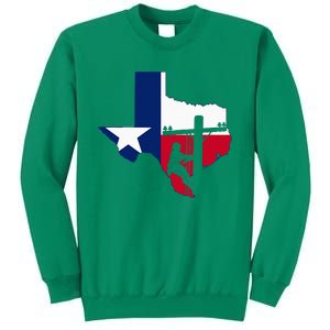 Texas Lineman Electrician Gift Tx Lone Star State Flag Sweatshirt