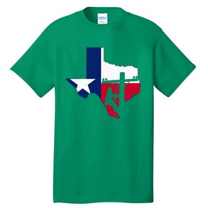 Texas Lineman Electrician Gift Tx Lone Star State Flag Tall T-Shirt