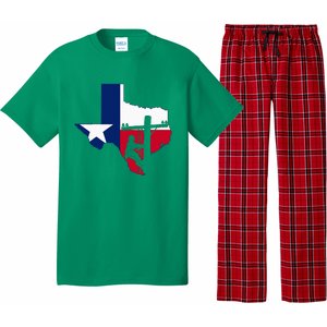 Texas Lineman Electrician Gift Tx Lone Star State Flag Pajama Set